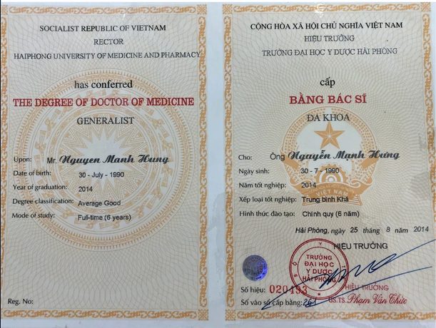Bằng Bác sĩ Đa khoa