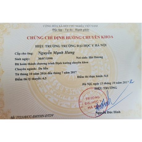Định hướng chuyên khoa Da liễu · ĐH Y Hà Nội
