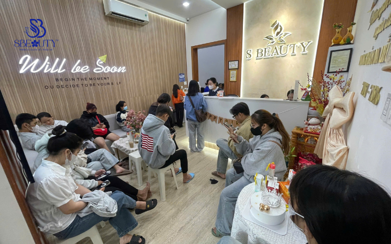 Khu tiếp đón của cơ sở tại phường Linh Xuân, TP.HCM.